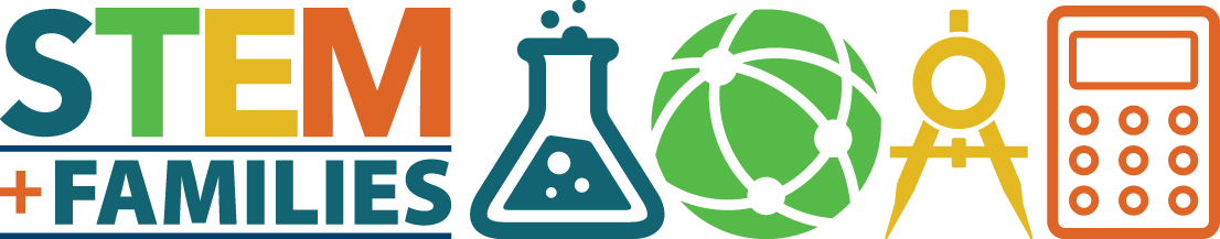 A blue and green logo with a black background